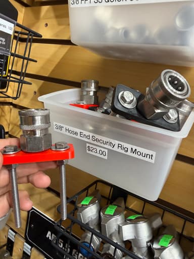 Hose End Security Rig Mounts